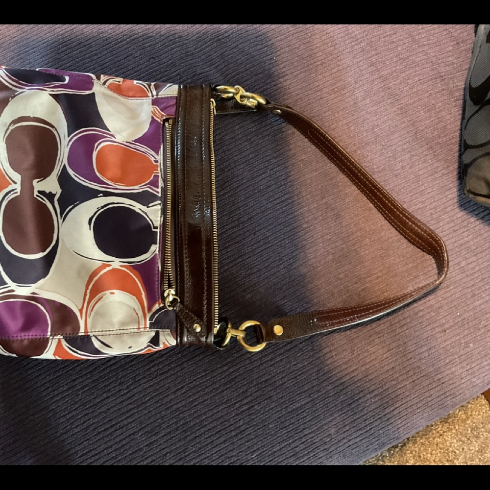 Coach multicolored shoulder bag